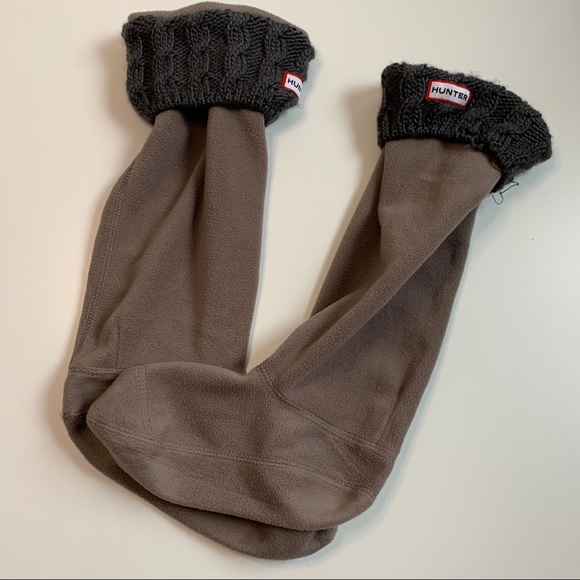 Hunter Accessories - Hunter Boots Fleece Liners Gray Size M/L